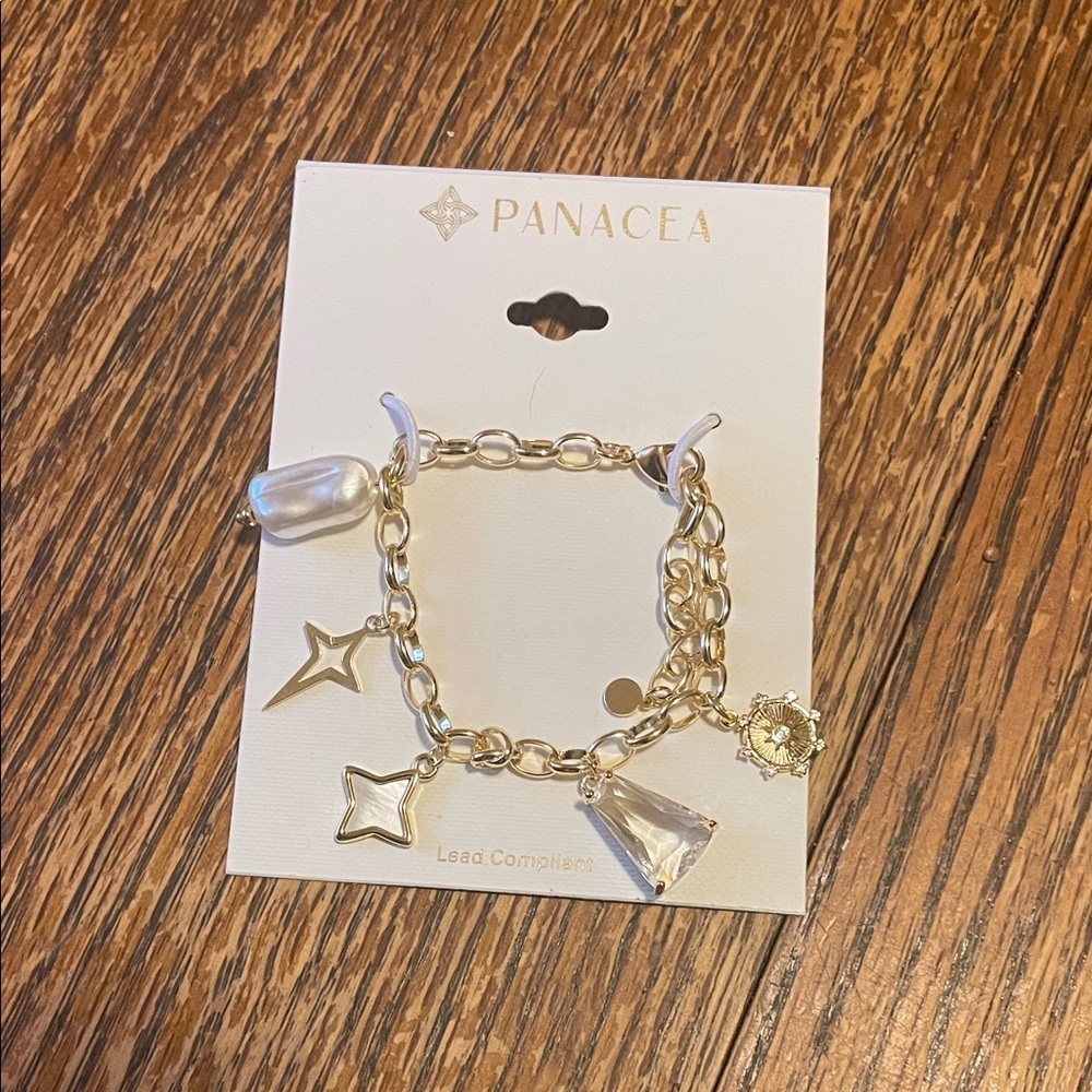 Panacea Cache Gold Charm Bracelet
